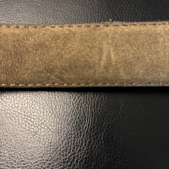 FABRIKA LEATHER BELT  (SUEDE) - COFFEE - HOLES ARE FROM 31-35 INCHES - NWT *read - Picture 8 of 9